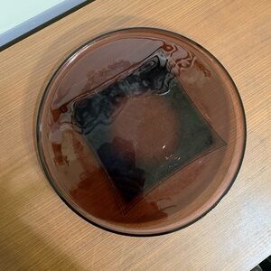 Vintage HAZEL ATLAS Purple Amethyst MOROCCAN Large 12" Serving Platter